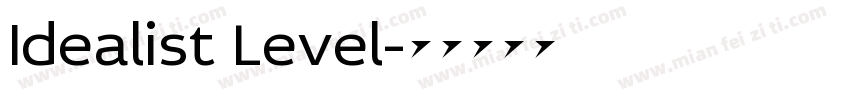 Idealist Level字体转换